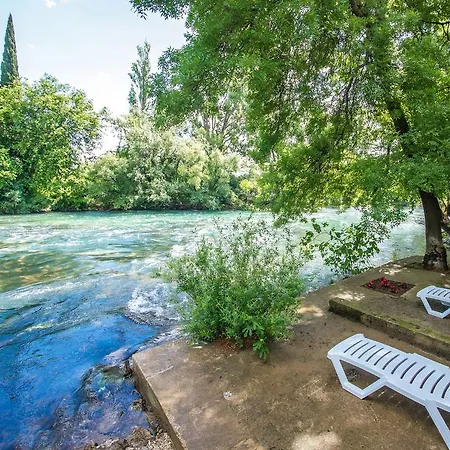 With Private River Beach *
